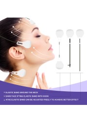 40Pcs/Set Rubber Invisible V-Shape Thin Face Stickers Waterproof Instant Chin Tape Face Lift Up Fast Chin Adhesive Tape