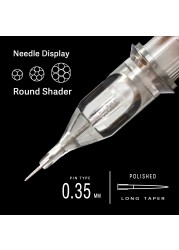 EZ Revolution Tattoo Cartridge Needles Round Shader (RS) 3.5mm Medium Taper For Rotary Machine And Handpiece 20pcs/box