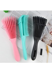 Detangling Hair Brush Scalp Massage Comb Detangler Hair Brush For Dry Wet Curly Hair Home Barber Accessories