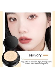 BB Air Cushion Foundation Mushroom Head CC Cream Concealer Brightening Makeup Waterproof Brighten Face Base Tone Cosmetics