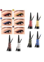 1pc Colorful Glitter Shimmer Liquid Eyeliner Diamond High Glossy Eyeliner Permanent Waterproof Liquid Eye Shadow Pencil