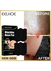 10pcs Nose Blackhead Remover Mask Deep Cleansing Skin Care Shrink Pores Acne Treatment Black Nose Mask Dots Pore Clean