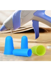 Finger Protector Non-slip Finger Guard Protect Fingers From Scald Cut High Temperature Resistant Silicone Cover 12pcs/set