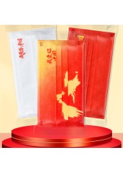 10/50pcs I Love China Disposable Mask Adult Red Flag Five Star Printed China Red Disposable Mask Independent Packaging