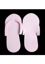 36 Pairs Beach Disposable Slippers Pedicure Slides For Salon Spa Pedicure Slippers Isposable For Beauty Salon (Random Color)