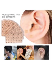 1800pcs Stickers Ears Relaxation Acupuncture Needle Ear Seed Vaccaria Ear Massage Ear Paster Press Seeds Health Care Tool