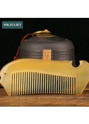 Ivory comb female household durable anti-hair loss massage comb mini portable gift box fish comb anti-static