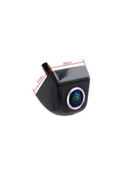 CCD Rear View Camera 1080p Night Vision 180 Degree Silver Fisheye Metal Shell Parking Car HD Car Universal Car Reversing Camera