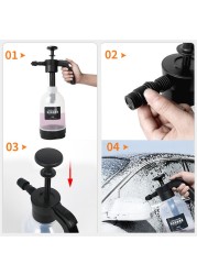 2L Foam Car Watering Washing Tool Car Washing Sprayer Foam Nozzle Garden Water Bottle Auto Spary Watering Can Car Cleaning Tools