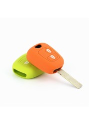 Silicone Car Key Protector Remote Key Cover for Peugeot 107 206 207 307 Citroen C1 C2 C3 C4 Picasso for Toyota Aygo