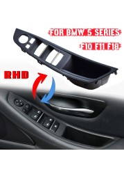 Right Hand Drive RHD For BMW 5 Series F10 F11 Beige Black Red Wine Oyster Car Interior Interior Door Handle Pull Panel Trim Cover