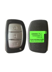 CN020067 Aftermarket 3 Button Smart Key For 2016-2017 Hyundai Tucson Remote Frequency 433MZ 47 FCCID Chip No. 95440-D3000