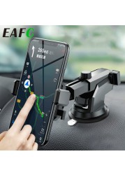 EAFC Gravity Car Phone Holder Support Sucker Strong Suction Cup for Mobile Phone Retractable Car Mount Foldable Auto Phone Holder