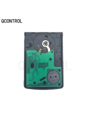 QCONTROL 4 Buttons Car Remote Smart Key for Renault Koleos Scenic 433Mhz with 7952 Chip