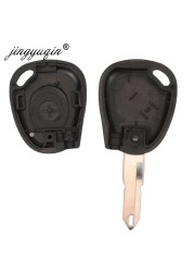 jingyuqin Replacement 1 Button Car Key Shell For Renault Megane Clio Scenic 1 BN IR Remote Car Key Fob Case Uncut NE73