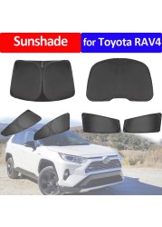 Car Window Sun Shade For Toyota RAV4 Camry Windshield Sunshade Front Rear Side Privacy Foldable Louver Blind UV Block Curtain