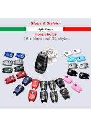 Car Key Shell Replacement Shell For Alfa Romeo Giulia Stelvio 16-21 Car Replacement Accessories Key Key Cover Case