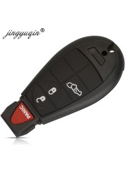 jingyuqin GQ4-53T Fobik Remote Car Key Fob 433MHz 4A Chip For Dodge Ram Jeep Cherokee Sport KL Chrysler Town & Country 2014+