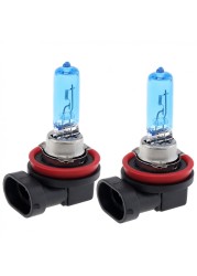 Car Headlight Bulb White Halogen Xenon Fog Lamp Car Headlight 12V H9 65W 6000K 2pcs