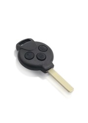 KEYYOU 3 Buttons Car Remote Key For Mercedes Benz Smart Fortwo 451 2007 2008 2009 2010 2011 2012 2013 433Mhz ID46