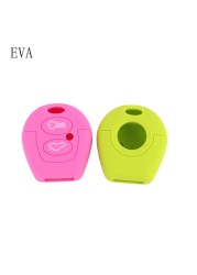 Silicone Smart Key Case Cover For Volkswagen Polo Golf Passat Bora Sharan Skoda Octavia Fabia Seat Corboda Leon Ibiza