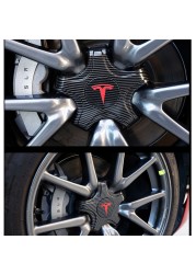 4pcs/set Wheel Center Wheel Cap Cover Center Rim Cap For Tesla Model 3S X