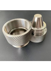 1.375x24 Titanium GR5 Storage Baffle Additional Additional Cone Cups Metric Thread For Solvent Units Cleaning Tube MST Kit 1-3/8x24