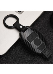 Car Key Case Cover Protector Covers Accessories For Mercedes Benz E C Class W204 W212 W176 GLC CLA GLA Car Styling