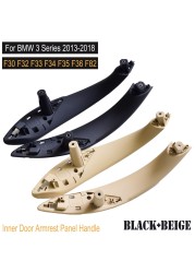 Black Front Left / Right Car Interior Door Handle Trim Pull Grab Panel Handle For BMW F30 F80 F31 F32 F34 F35 Interior Door Handles