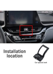 Car Mobile Phone Holder For Toyota Aizua CHR C-HR 2018 2019 2020 Special Mounts Stand GPS Gravity Navigation Bracket Accessories