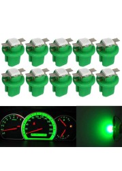 10pcs LED Light Car Speed ​​Gauge Dash Bulb Dashboard Instrument Light Wedge Interior Lamp B8.5D 509T B8.5 5050 LED 1 SMD T5 Lamp