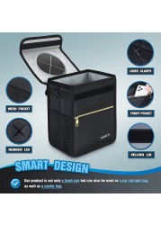 Waterproof Car Trash Can Organizer Multifunctional Car Bin Seat Back Garbage Dump Auto Trash Bin Interior Parts Auto Accessories