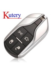 Kootri 4 Buttons Smart Card Remote Key for Maserati Prime Ghibli Sham 434MHZ With ID46 Chip