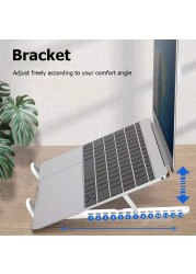 Foldable Laptop Stand Support Stand Adjustable Riser Cooling Bracket Tablet Stand Bracket for Laptop and Tablet Accessories