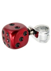 Steering Wheel Suicide Knob Creative Design Dice Shape Prevent Fatigue Power Handle Spinner Smooth Surface For Car Trucks