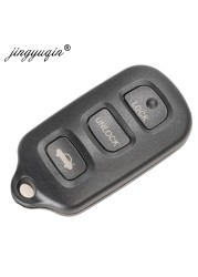 jingyuqin Remote Key Shell Fob 3 Panic Button For Toyota Sequoia 4Runner 4Runner 2003-2008 Keyless Replacement