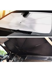 Auto Front Window Sunshade Car Sun Shade Protector Parasolcover Protector Interior Windshield Sun UV Protection Accessories