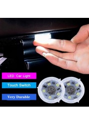 Mini Car Led Touch Switch Light Auto Wireless Ambient Lamp Reading Lamp LED Car Wireless Ambient Lamp Night Light Car Light