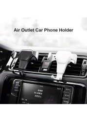 Auto Car Air Vent Phone Holder Clip Mount Smartphone Gravity for GPS Support Holder Mobile Phone Vehicle Rack Bracket