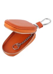 1pc Durable Car Key Bag Fashion Vehicle Key Pouch Portable Car Key Bag Key Cover Key Holder Auto Accessories