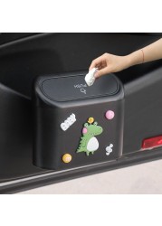 Cute creative personality car door hanging trash can car supplies sundries new storage box car interior supplies female parts