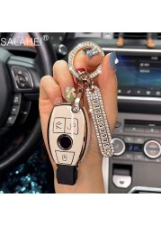 PU Car Key Case Cover For Mercedes Benz E C G M R S Class W204 W212 W176 GLC CLA GLA AMG Accessories