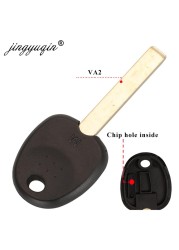 jingyuqin Blank Car Key Transponder Shell For Hyundai Accent Sonata NF Elantra Accent Coupe Getz H-1 Lavita Tiburontuxon Verna