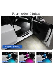 Ultra Bright Ambient LED Light For Tesla Model X S 3 Car Door Fotoil Atmosphere Interior Decorative Lamp Auto Trunk Lighting