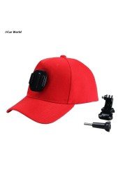 6XDB Sports Camera Portable Adjustable Canvas Sun Hat for -DJI Action Camera