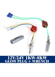 12V/24V 2KW 5KW 8KW Parking Heater Chinese Glow Plug Ceramic Pin Wrench for Truck Boat Air Diesel Car Heater Glow Plug