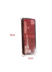 1pc ATV Rear Reflector For ATV Motorcycle Dirt Bike Quad Scooter Red Rectangle Reflector Panel