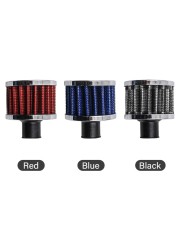 Easy Install Ventilation Car Scooter 12mm Stable Connection Universal Aluminum Alloy Small Mushroom Head Air Intake Filter