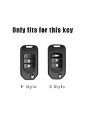 Zinc Alloy Car Key Case Cover Holder Protection For Honda Civic City HRV CRV XRV Crider Odyssey Pilot Fit Accord Vezel Jade 2019