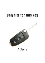 TPU Car Key Cover Case Fob Holder Protection For Audi A3 8L 8P A4 B6 B7 B8 A6 C5 C6 4F RS3 Q3 Q7 TT 8V S3 Automobile Decoration Parts